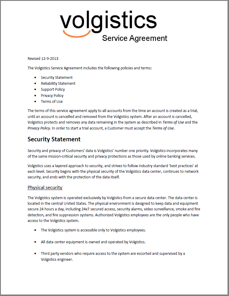 Service Agreement